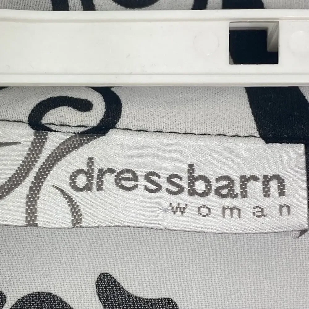 Dress Barn Woman 3X V Neck Top BoHo Graphic - Picture 3 of 9